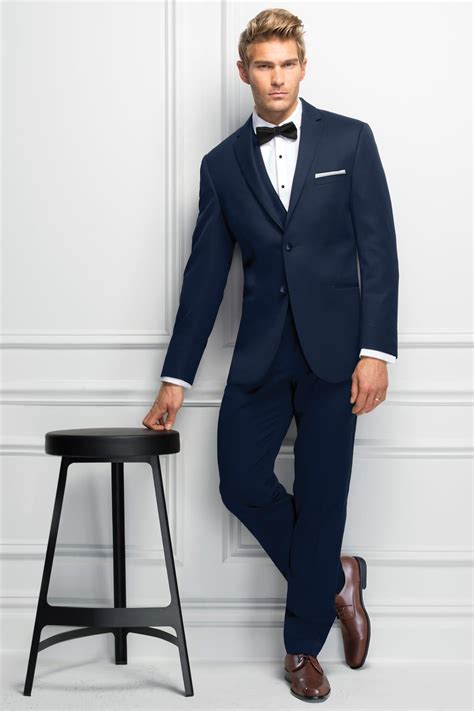 michael kors ultra slim navy sterling wedding suit|Sterling Navy Suit .